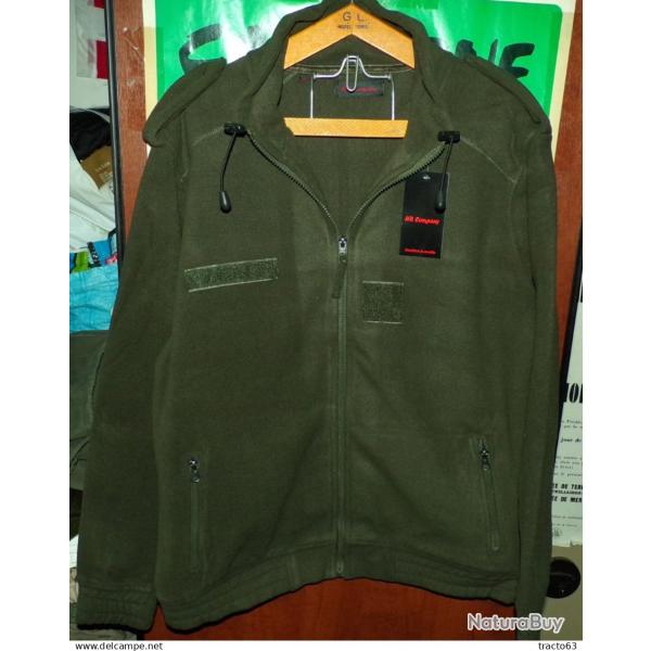 VESTE POLAIRE DE TYPE MILITAIRE DE L'ARMEE FRANCAISE  , TAILLE DISPONIBLE S-M-L-XL-2XL-3XL-4XL AU C
