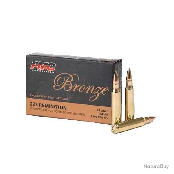 Munitions PMC 223 FMJ-BT 55gr x20