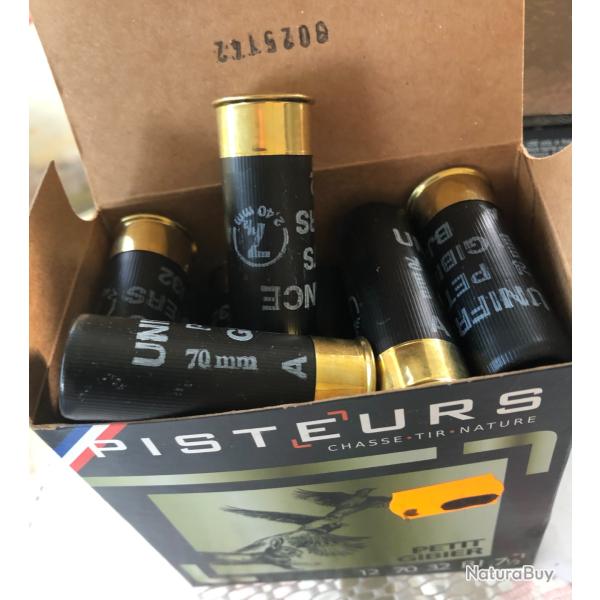 CARTOUCHE PISTEUR 7 1/2 BOITE DE 25