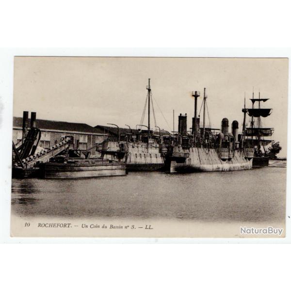 CPA - Marine Militaire - " ROCHEFORT "Un Coin du Bassin N�3   N�1199