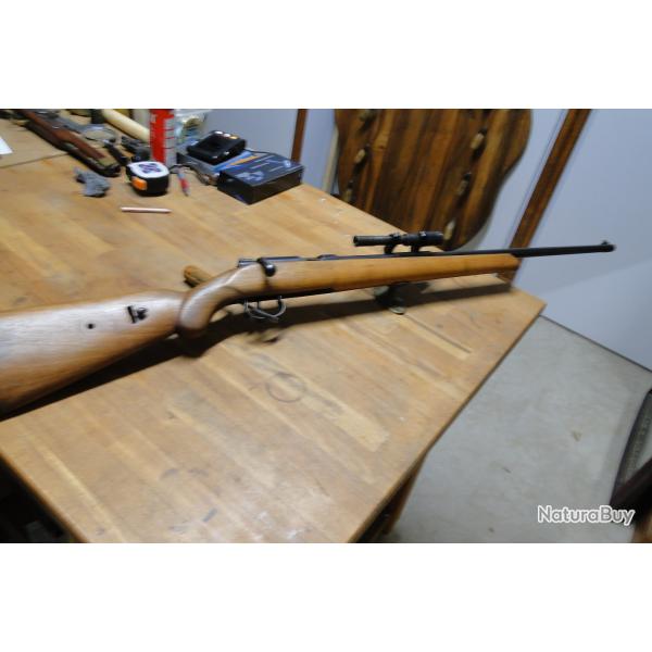 carabine DSM 34 �quip�e d'origine d'une lunette ZF41 cal 22