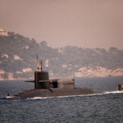 PHOTO - MARINE DE GUERRE - USS JAMES K. POLK Sous - Marin 10-8-98 - N&deg;7014