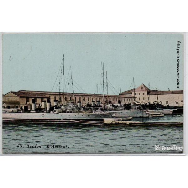 CPA - MARINE MILITAIRE - " Toulon " L'Arsenal N�1260