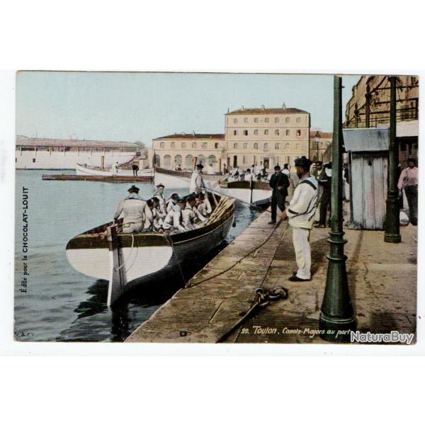 CPA - MARINE MILITAIRE - " Toulon " Canots Majors au port N�1207