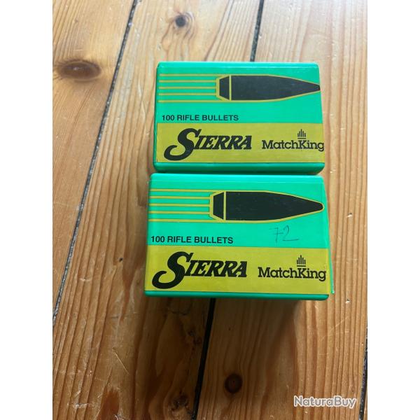 Lot SIERRA MAtch 1930 HPBT 168gr 7mm