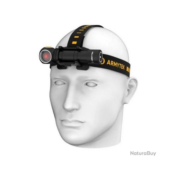 Lampe frontale Wizard C2 WR Magnet USB - 1100/1020 Lumens / 230 Lumens Rouge