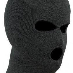 Cagoule trois trous noir PERCUSSION