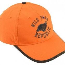 Casquette Wild Boar Republic orange PERCUSSION