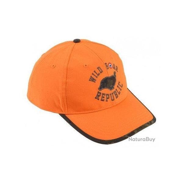 Casquette Wild Boar Republic orange PERCUSSION