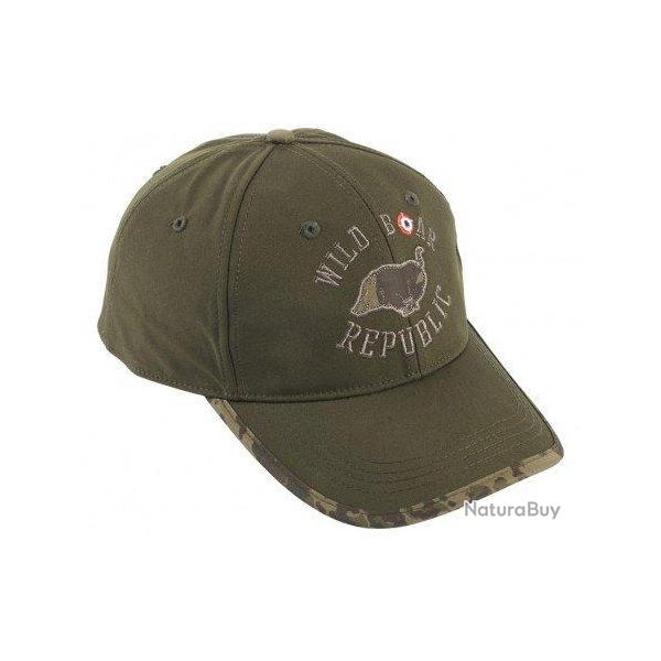 Casquette Wild Boar Republic kaki PERCUSSION