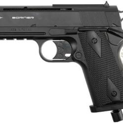 Pistolet &agrave; plomb CO2 4.5 mm BB - BORNER WC 401 (3 Joules max)