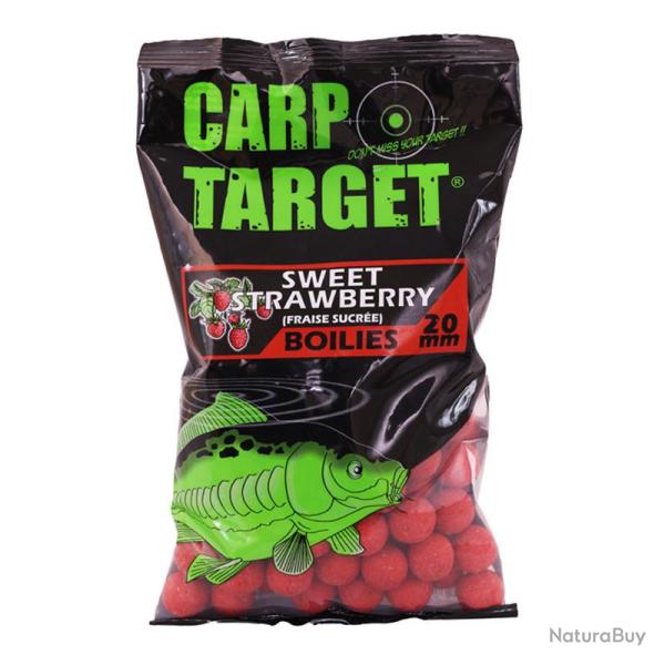 Bouillettes 20mm Carp Target 800g Fraise