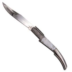 COUTEAU PLIANT THIRD OUVERTURE ESPAGNOLE ACRYLIQUE LAME 13CM