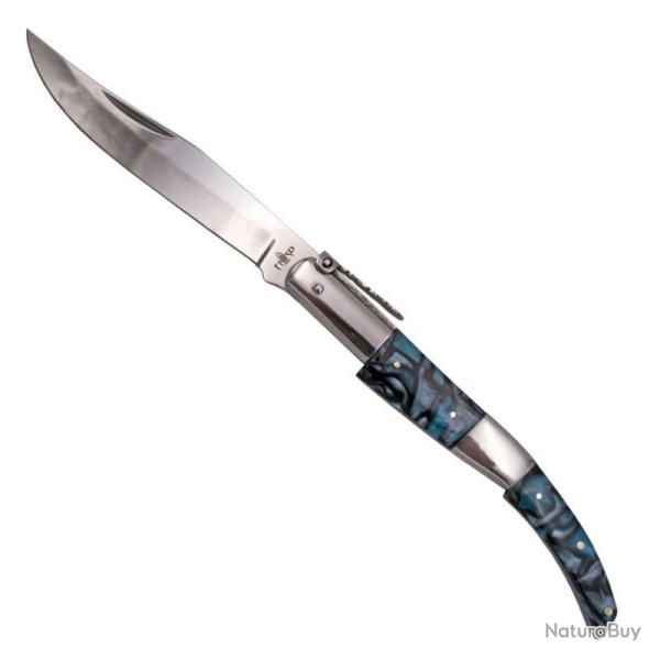 COUTEAU PLIANT THIRD OUVERTURE ESPAGNOLE BLEU AZUR LAME 15CM