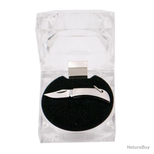 COUTEAU PLIANT MINIATURE THIRD SATIN EN COFFRET