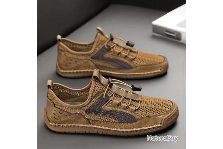Chaussures de Marche pour Hommes 2025 Chaussures Orthopédiques Chaussures de Sport de Plein air Respirant Légères Sneakers la randonnée et la Marche Semelle à Chute Zéro Chaussure Baskets de sécurité