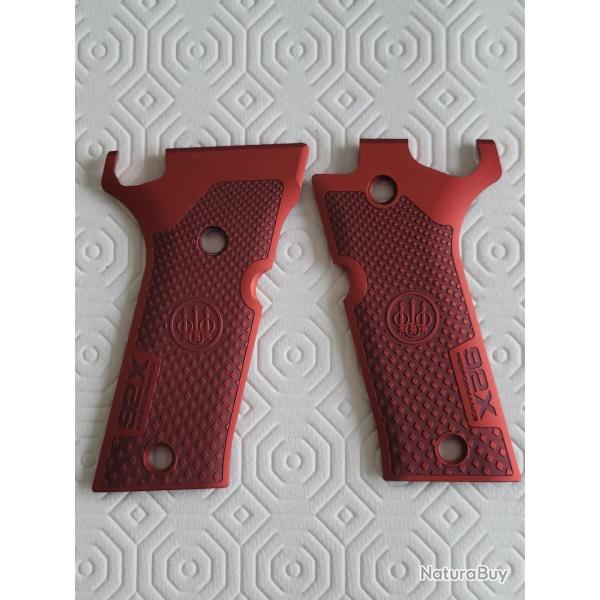 Plaquettes Beretta 92X alu anodises