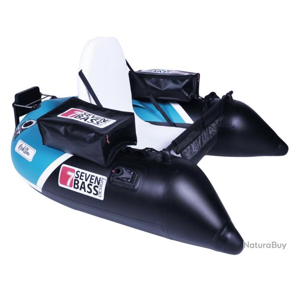 Float Tube Seven Bass Rockstar 150cm 120cm 160kg 10,5kg Bleu / Noir