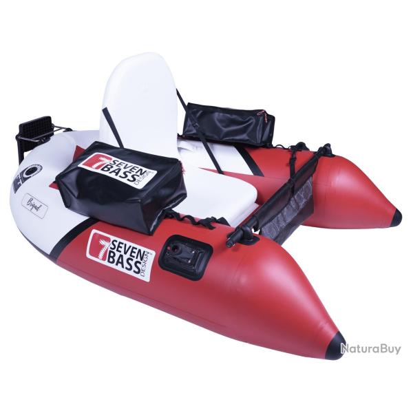 Float Tube Seven Bass Brigad 170cm 120cm Rouge / Blanc 11,2kg 180kg