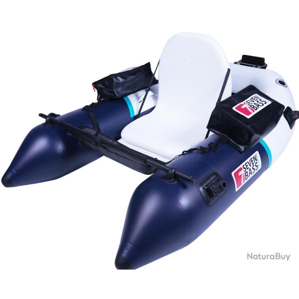 Float Tube Seven Bass Expedition Bleu / Blanc 210cm 125cm 13,6kg 250kg