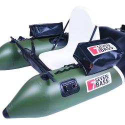 Float Tube Seven Bass Armada Vert / Noir 185cm 130cm 12,4kg 200kg