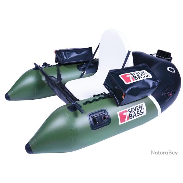 Float Tube Seven Bass Armada Vert / Noir 185cm 130cm 12,4kg 200kg