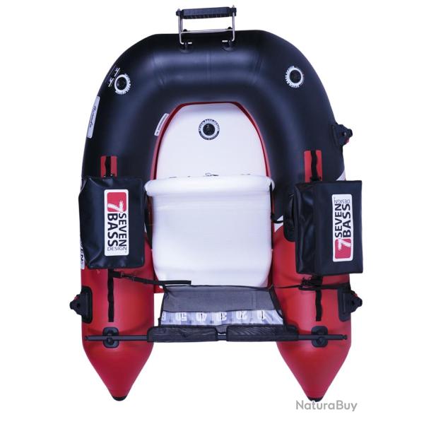 Float Tube Seven Bass Armada Rouge / Noir 185cm 130cm 12,4kg 200kg