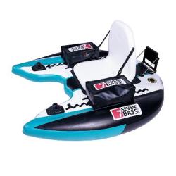 Float Tube Seven Bass Flatform Junior 170cm Bleu / Blanc 180kg 155cm 12,2kg