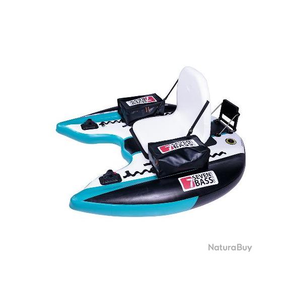 Float Tube Seven Bass Flatform Junior 170cm Bleu / Blanc 180kg 155cm 12,2kg