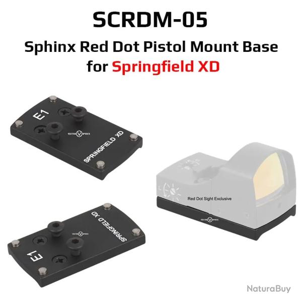 adaptateur universel Base de montage pour pistolet -** SCRDM-05