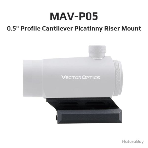 Optique vectorielle Maverick & Scrapper Red Dot Riser Rail Mount -**MAV-P05