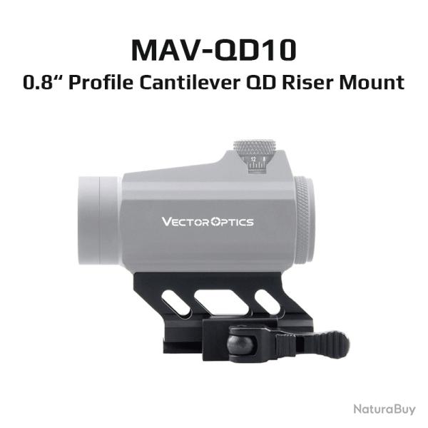 Optique vectorielle Maverick & Scrapper Red Dot Riser Rail Mount -*MAV-QD10