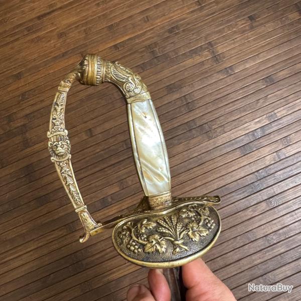 RARE �P�E D'OFFICIER SUPERIEUR DES COMMISSAIRES DE GUERRES