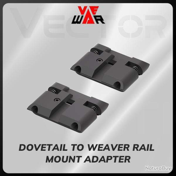 Queue d'aronde pour rail de montage Weaver, enti�rement en m�tal