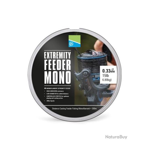 PRESTON VISDRAAD EXTREMITY FEEDER MONO 300M PRESTON 0.33mm 300m