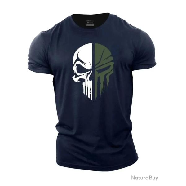 T shirt Punisher Ghost 3D manches courtes 3