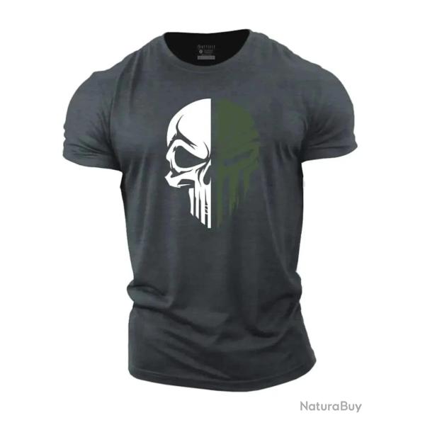 T shirt Punisher Ghost 3D manches courtes 5