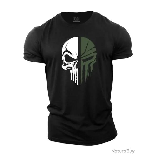 T shirt Punisher Ghost 3D manches courtes 6