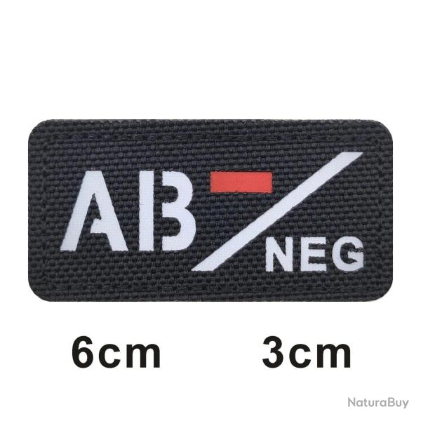 Patch 3D groupe sanguin A+B+O+AB+ FCMAS - 689