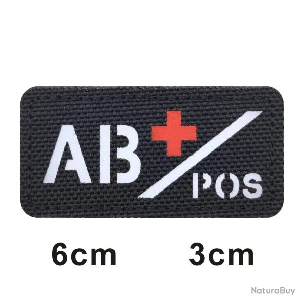 Patch 3D groupe sanguin A+B+O+AB+ FCMAS - 688