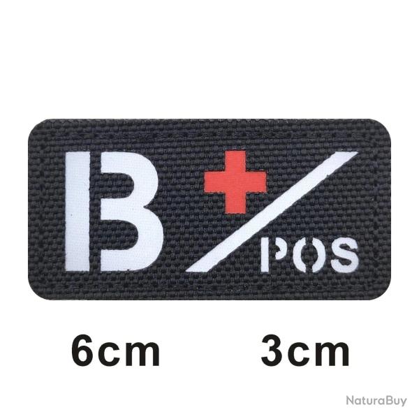 Patch 3D groupe sanguin A+B+O+AB+ FCMAS - 684