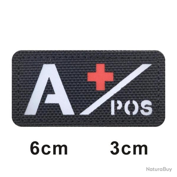 Patch 3D groupe sanguin A+B+O+AB+ FCMAS - 682