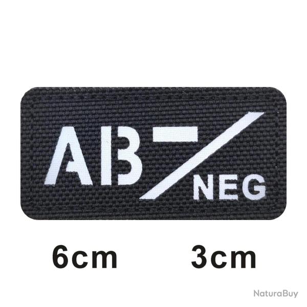 Patch 3D groupe sanguin A+B+O+AB+ FCMAS - 681