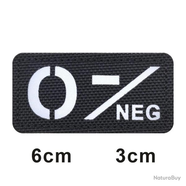 Patch 3D groupe sanguin A+B+O+AB+ FCMAS - 679