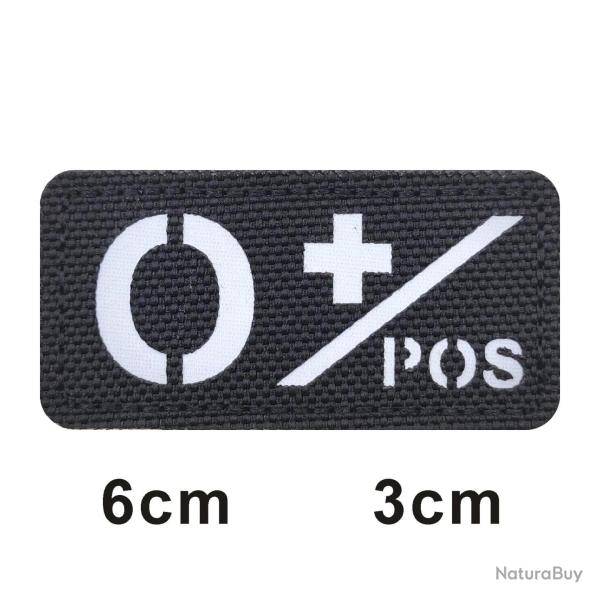 Patch 3D groupe sanguin A+B+O+AB+ FCMAS - 678