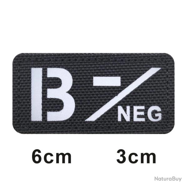 Patch 3D groupe sanguin A+B+O+AB+ FCMAS - 677