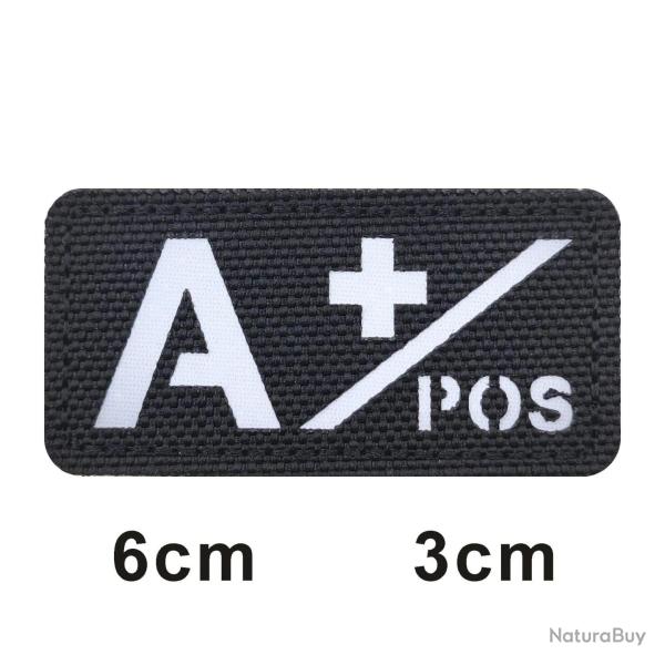 Patch 3D groupe sanguin A+B+O+AB+ FCMAS - 674