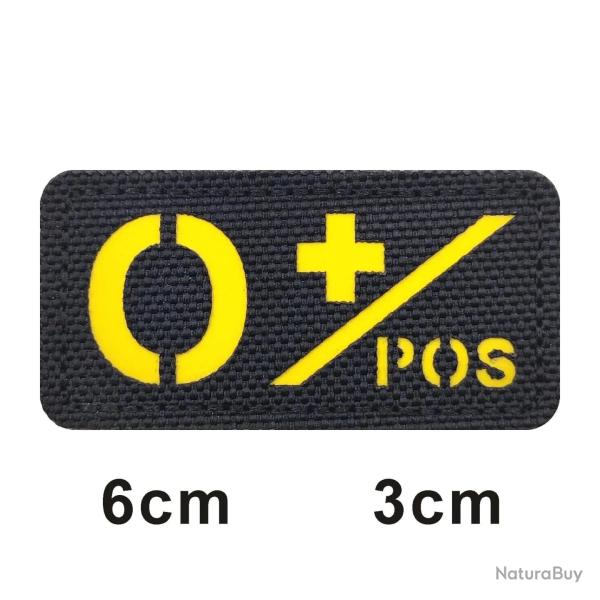 Patch 3D groupe sanguin A+B+O+AB+ FCMAS - 702