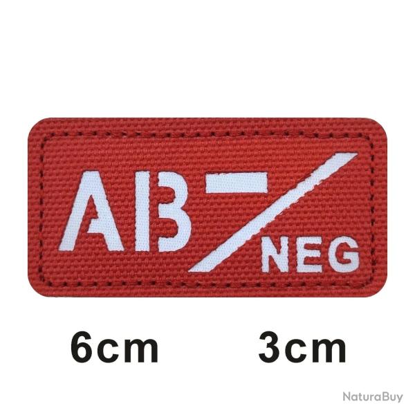 Patch 3D groupe sanguin A+B+O+AB+ FCMAS - 697