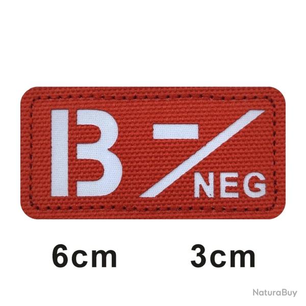 Patch 3D groupe sanguin A+B+O+AB+ FCMAS - 693